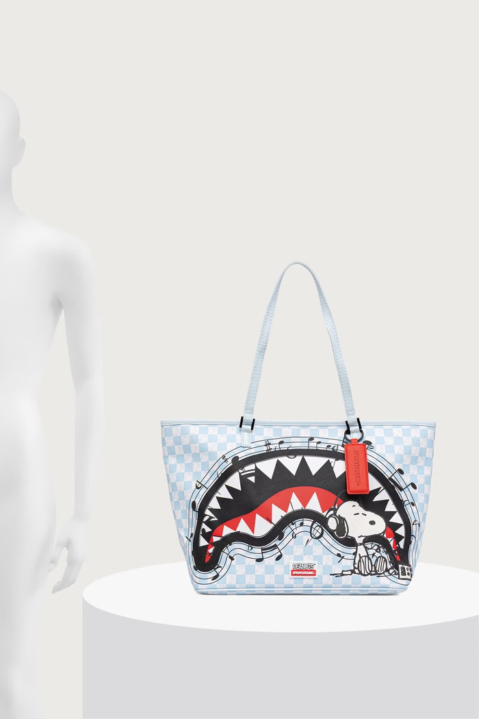 Sprayground Torebka tote damska z imitacji skóry SNOOPY 910T9456NSZ