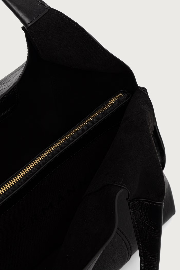 Torebka shopper damska skórzana Ermanno Scervino LIFE czarny 12402310