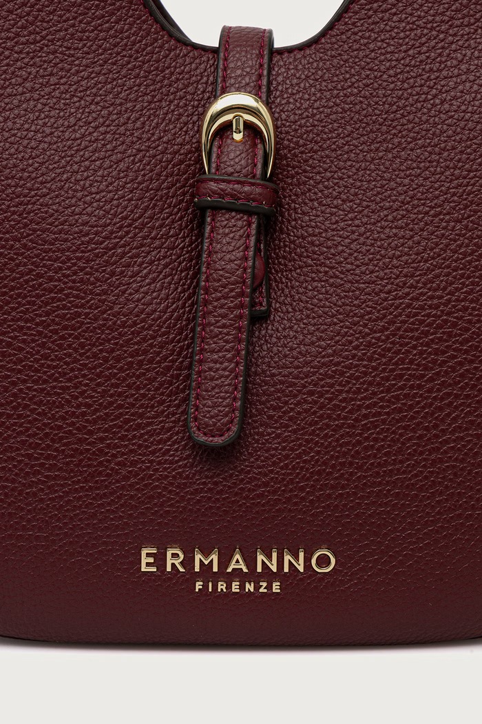 Сумочка hobo жіноча зі штучної шкіри ERMANNO Firenze 12402286 бордо