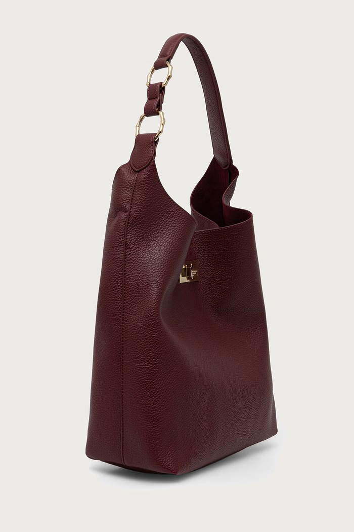 ERMANNO Firenze Сумочка hobo для женщин из искусственной кожи 12402267 бордо AW26