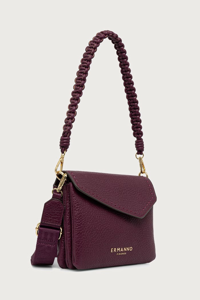 Ermanno Scervino LIFE Torebka damska z imitacji skóry 12402238 fioletowy AW26