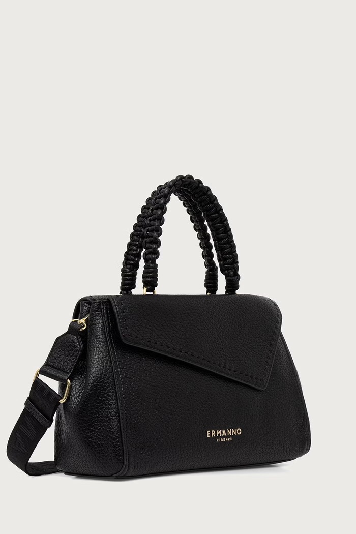 Ermanno Scervino LIFE Torebka crossbody damska z imitacji skóry 12402235 czarny AW26