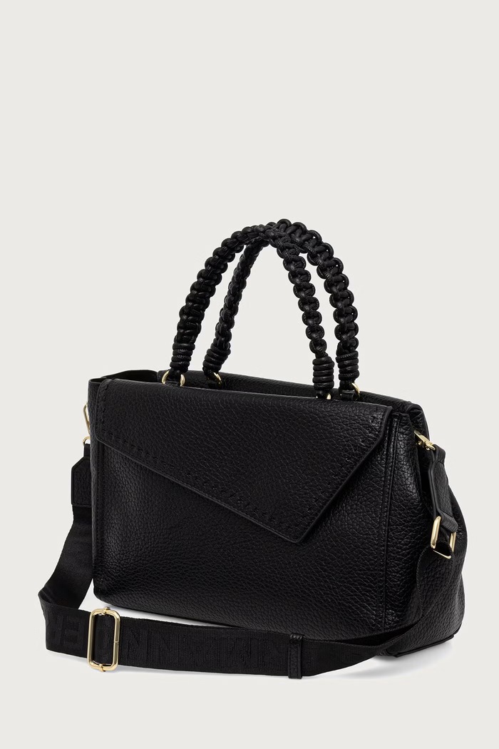 Akcesoria Ermanno Scervino LIFE Torebka crossbody damska z imitacji skóry 12402235 czarny