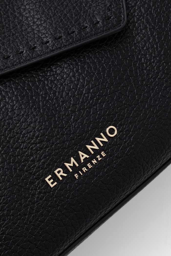 Torebka crossbody damska z imitacji skóry Ermanno Scervino LIFE 12402235 czarny