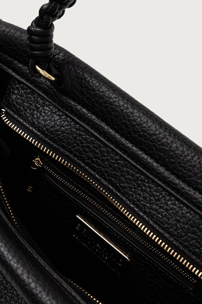 Torebka crossbody damska z imitacji skóry Ermanno Scervino LIFE czarny 12402235