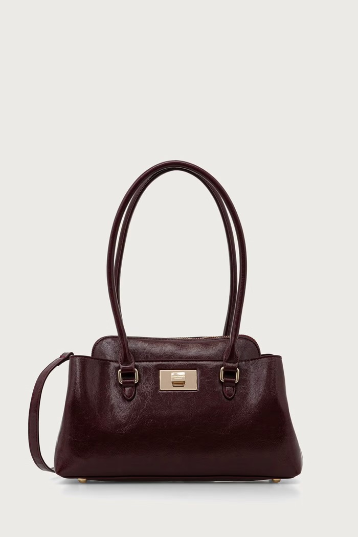 Ermanno Scervino LIFE Torebka damska z imitacji skóry bordowy 12402215