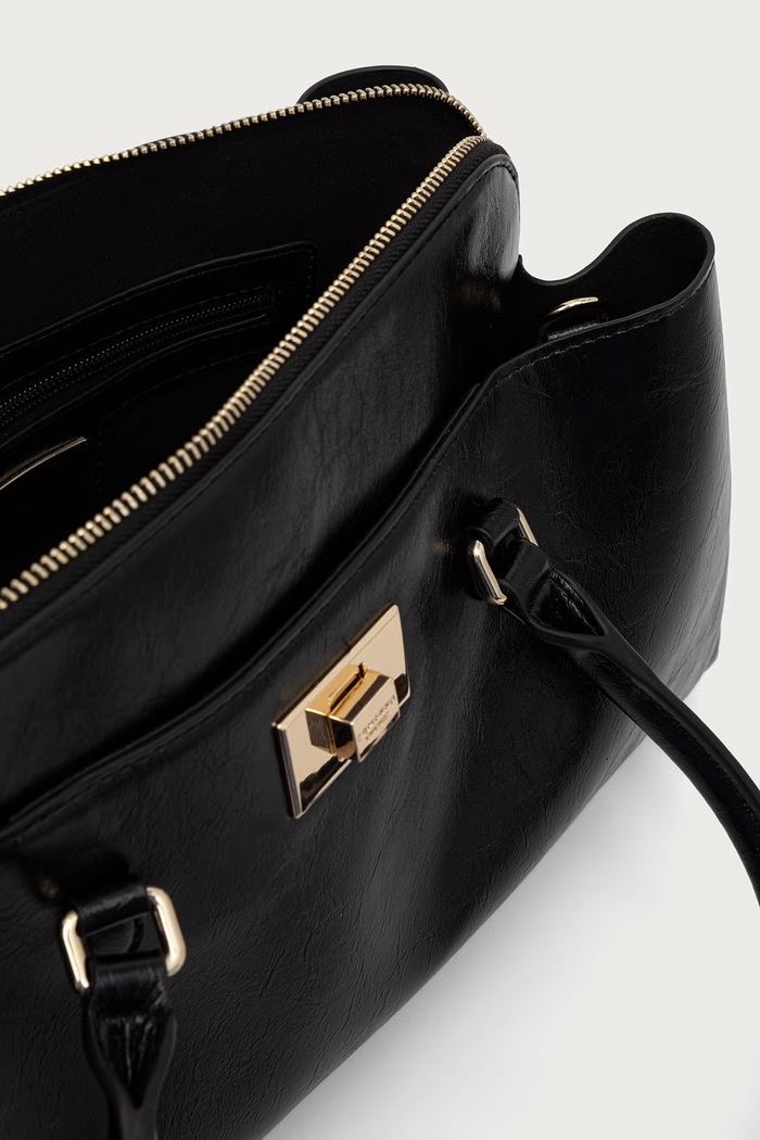 Torebka shopper damska Ermanno Scervino LIFE czarny 12402214