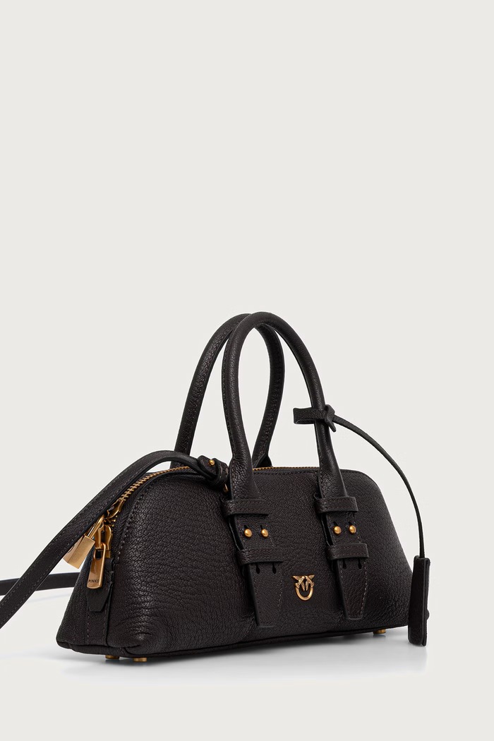 Pinko Torebka crossbody damska skórzana 105334.A3CX brązowy AW26