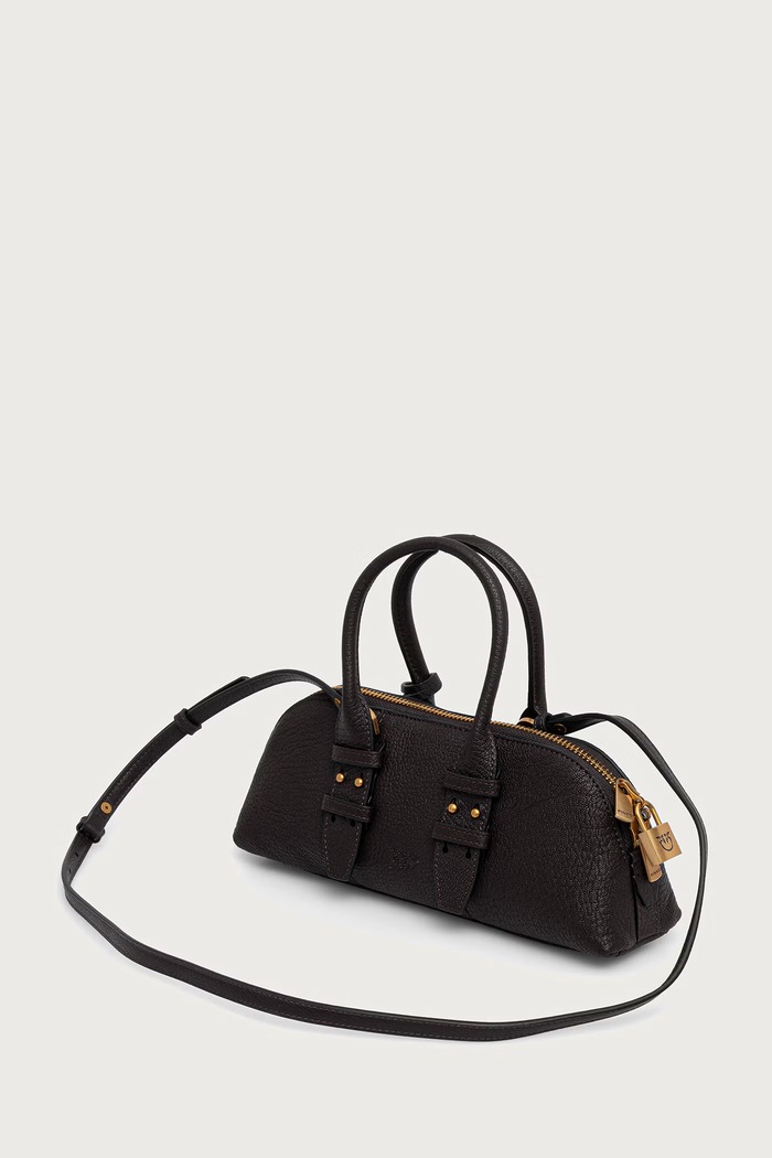 Akcesoria Pinko Torebka crossbody damska skórzana 105334.A3CX brązowy