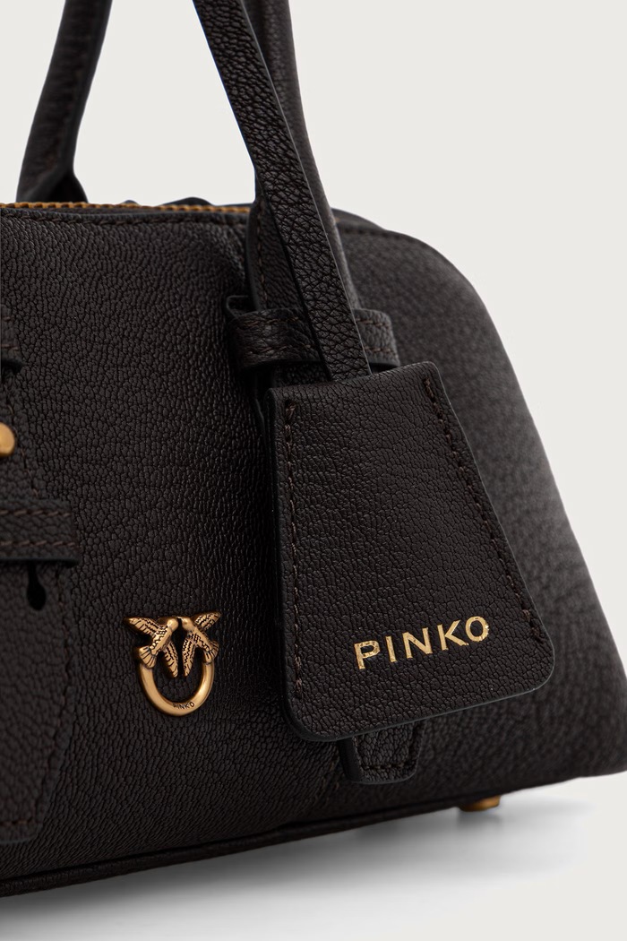 Torebka crossbody damska skórzana Pinko 105334.A3CX brązowy