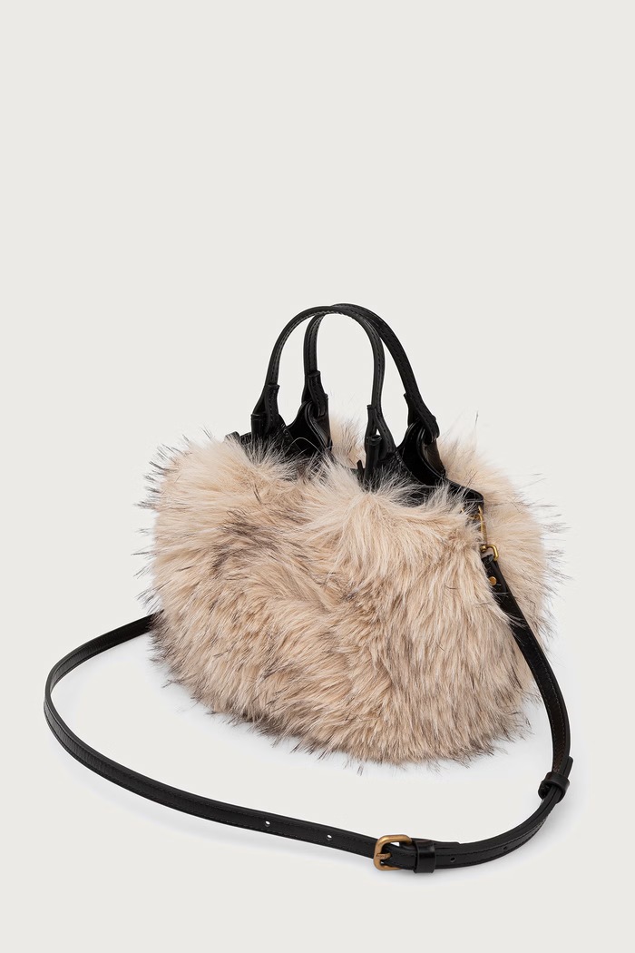 Akcesoria Gianni Chiarini Torebka crossbody damska DUA BS.12758/COMM.PLCC.RLP beżowy