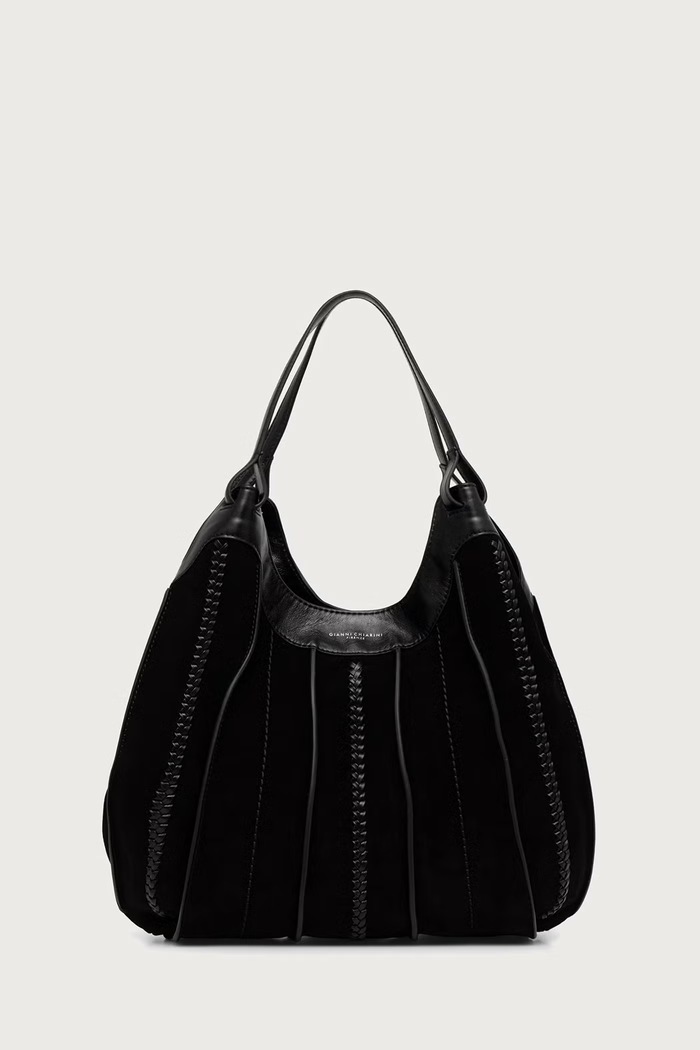 Gianni Chiarini сумка-шопер жіноча замшева DUA чорний BS.12750/COMM.CM.RALPH