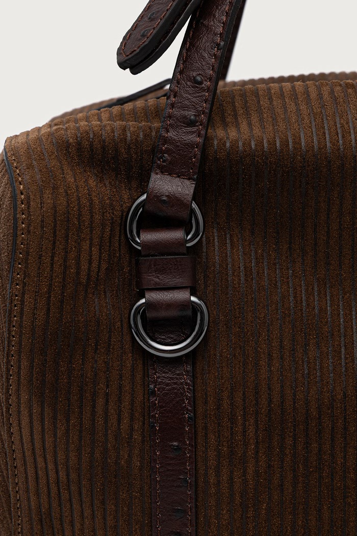 Сумка-шоппер для женщин кожаная TERRY Gianni Chiarini BS.12661.CMCNT коричневый