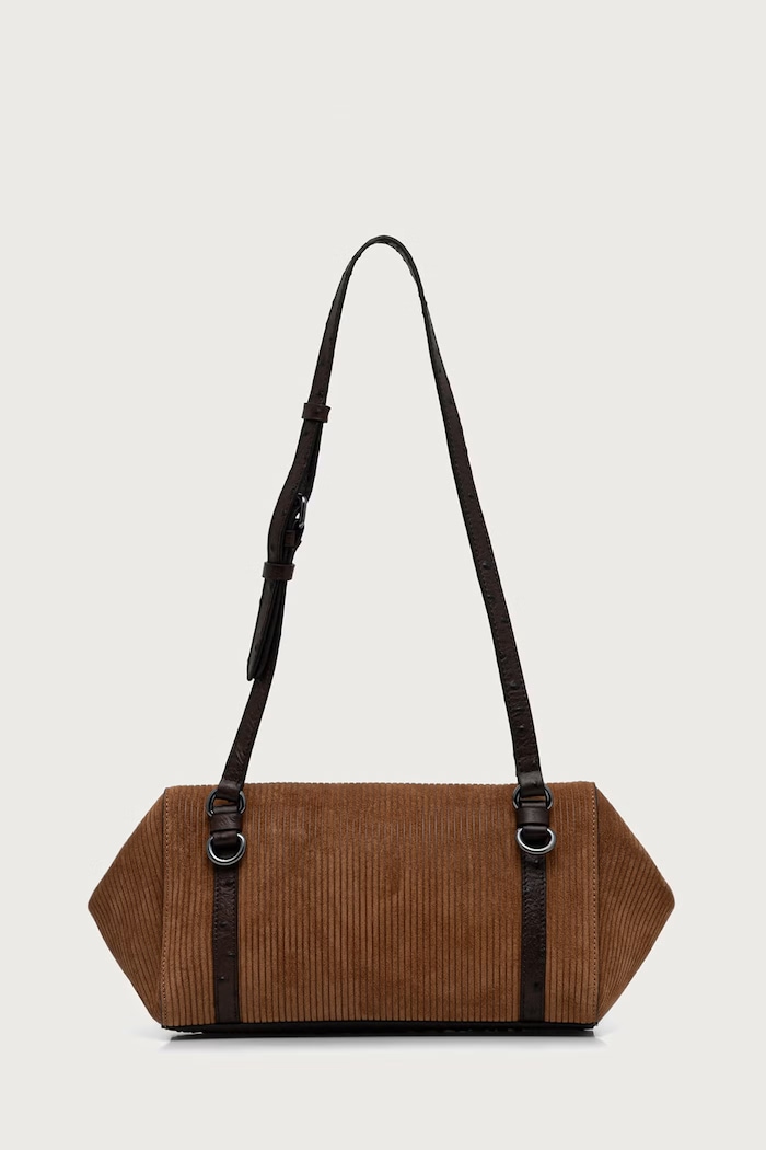 Gianni Chiarini Сумка-шопер жіноча замшева TERRY коричневий BS.12660.CMCNT