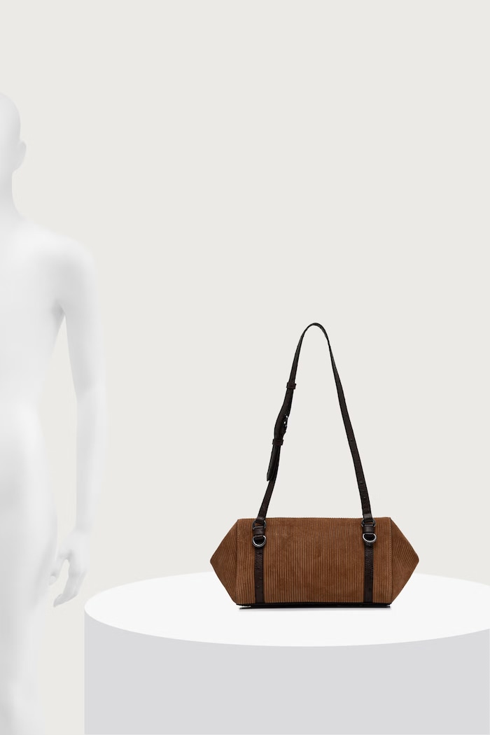 Сумка-шопер жіноча замшева TERRY Gianni Chiarini коричневий BS.12660.CMCNT