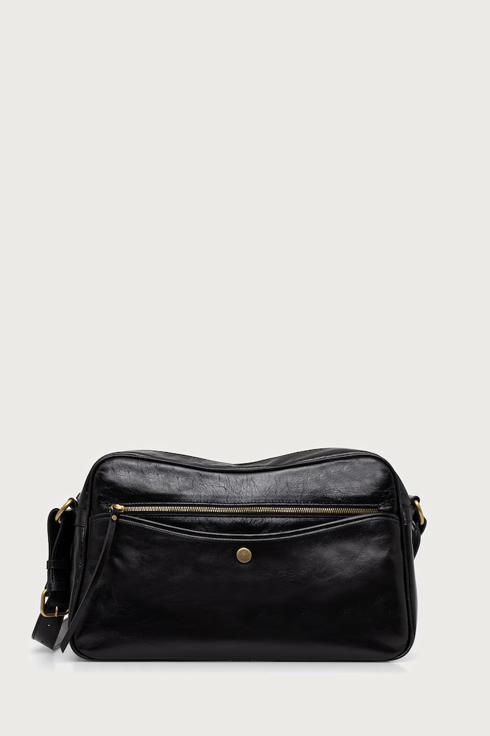 Gianni Chiarini listonoszka damska skórzana CORA czarny BS.12586.RALPH