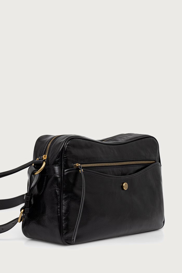 Gianni Chiarini listonoszka damska skórzana CORA BS.12586.RALPH czarny AW26