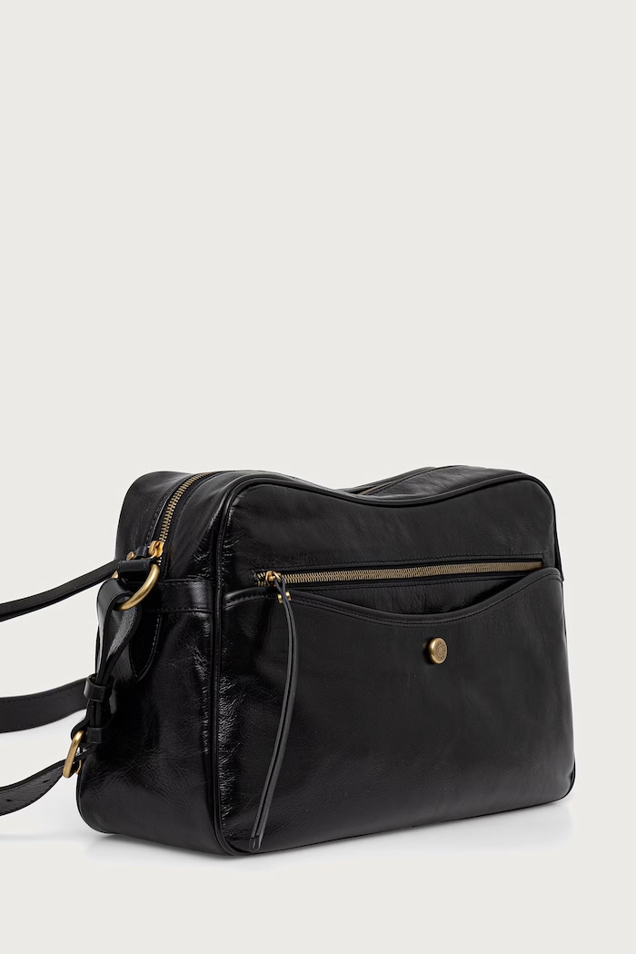 Gianni Chiarini listonoszka damska skórzana CORA BS.12586.RALPH czarny AW26