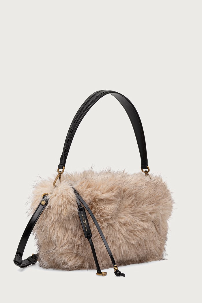 Gianni Chiarini Torebka crossbody damska CLEO BS.12560/COMM.PLCC.RLP beżowy AW26