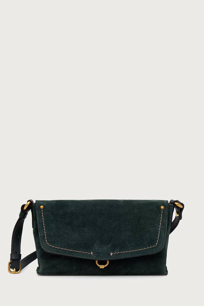 Gianni Chiarini Listonoszka damska skórzana EUGENIA zielony BS.12310.CM.PL
