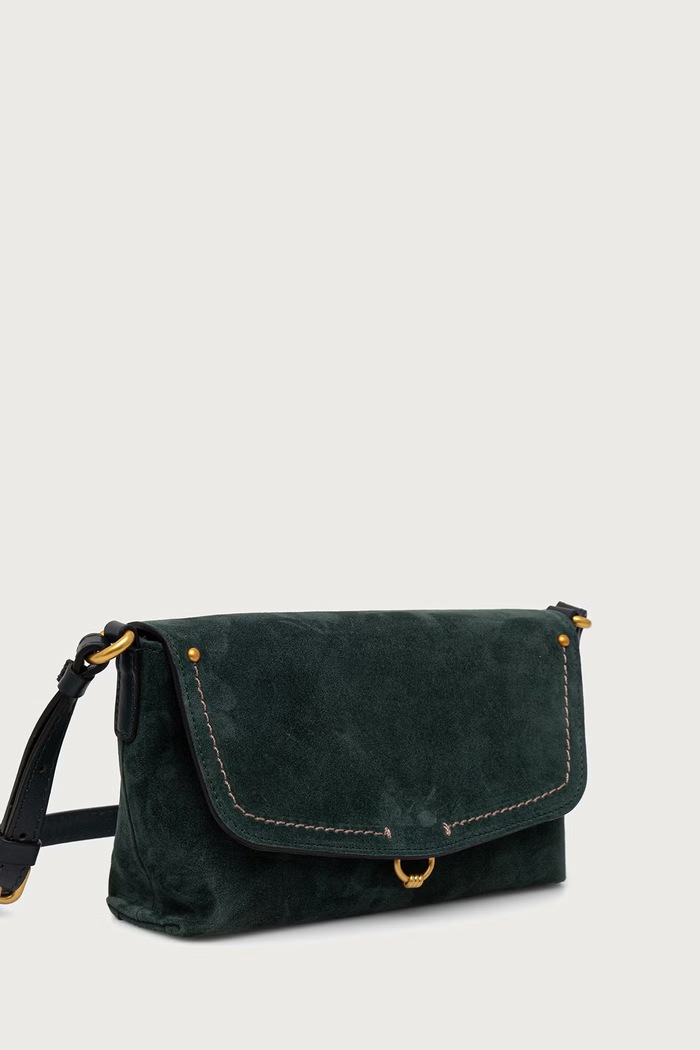 Gianni Chiarini Listonoszka damska skórzana EUGENIA BS.12310.CM.PL zielony AW26