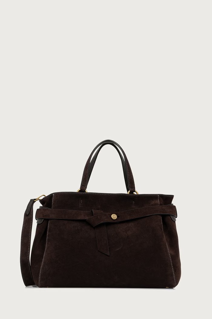 Gianni Chiarini Сумка-шоппер для женщин замшевая MIRANDA коричневый BS.11887.CM.FRSH