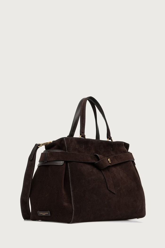 Gianni Chiarini Сумка-шоппер для женщин замшевая MIRANDA BS.11887.CM.FRSH коричневый AW26