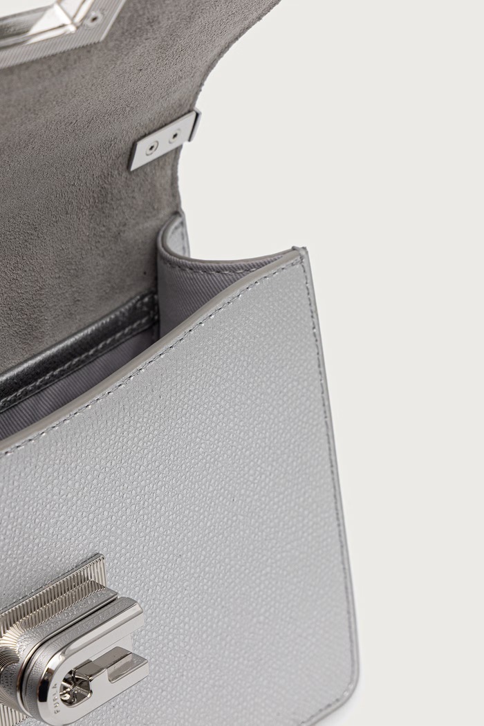 Furla torebka crossbody damska skórzana 1927 Mini Crossbody 20 BAFKACO.AMT000.Y3000 srebrny