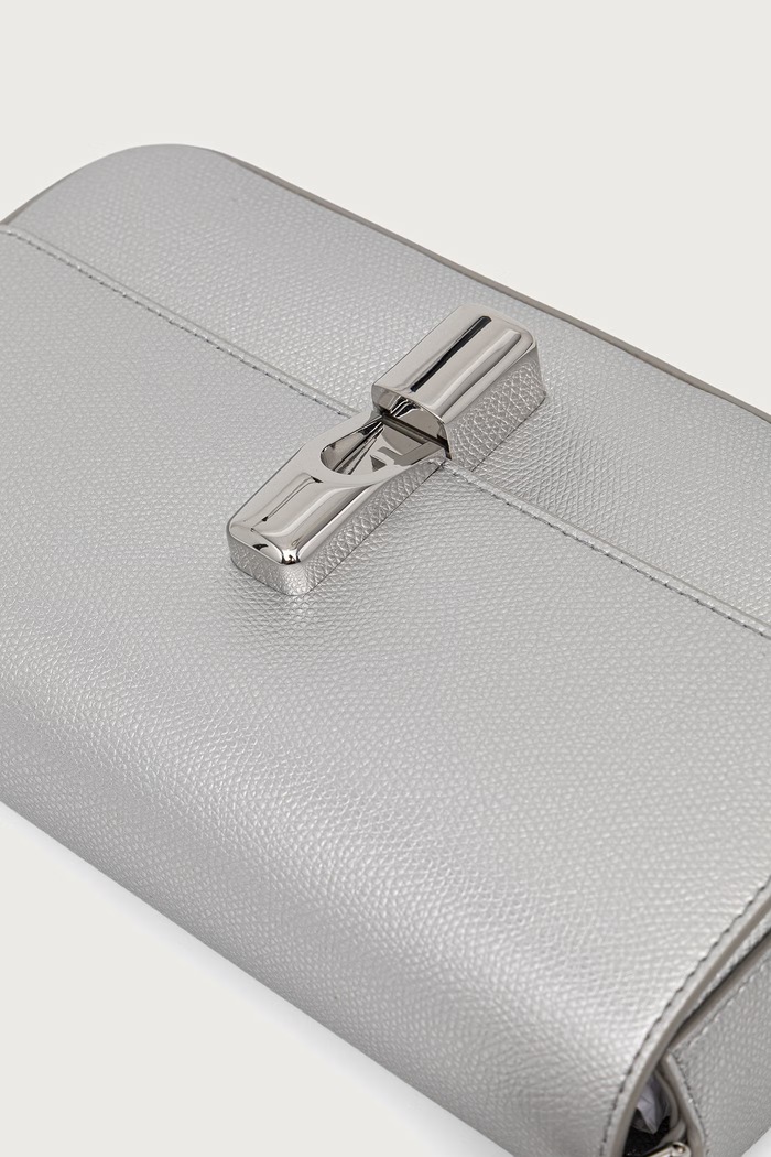 Torebka crossbody damska skórzana Iride S Furla WB02206.AMT000.Y3000 srebrny