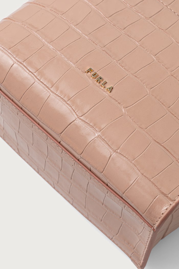 Torebka crossbody damska skórzana Divide It Mini Tote Furla WB02124.BX4255.4910S różowy