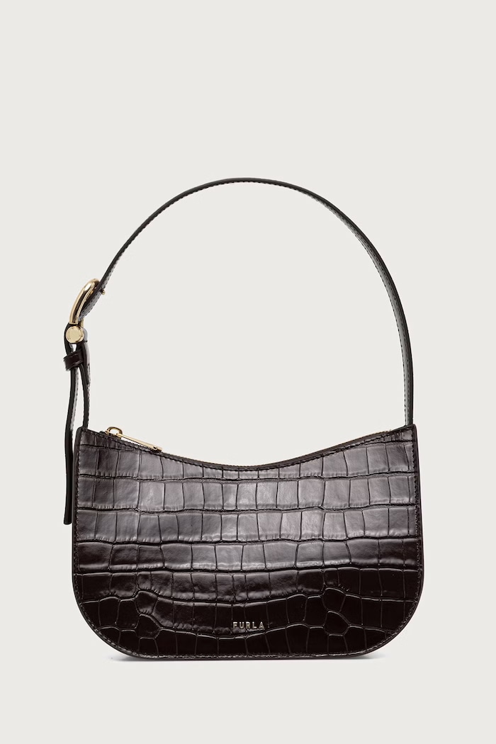 Furla Torebka crossbody damska skórzana Sara S Shoulder Bag brązowy WB02138.BX3178.3244S
