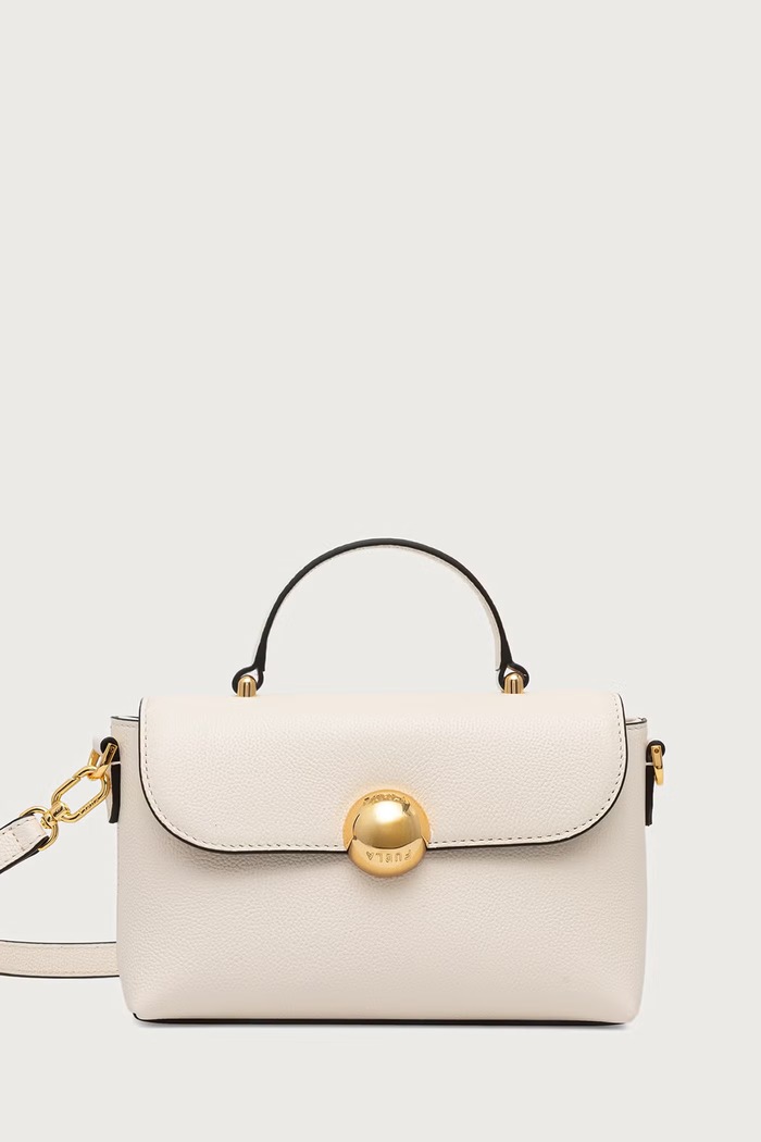 Furla torebka damska skórzana Moonlight Mini Top Handle beżowy WE00921.BX3036.PNN00