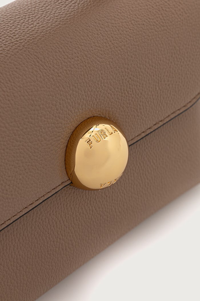 Furla torebka damska skórzana Moonlight Mini Top Handle brązowy WE00921.BX3036.4489S