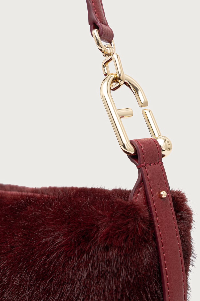 Torebka crossbody damska Tonie Mini Hobo Furla WE00883.BX4756.CGQ00 bordowy