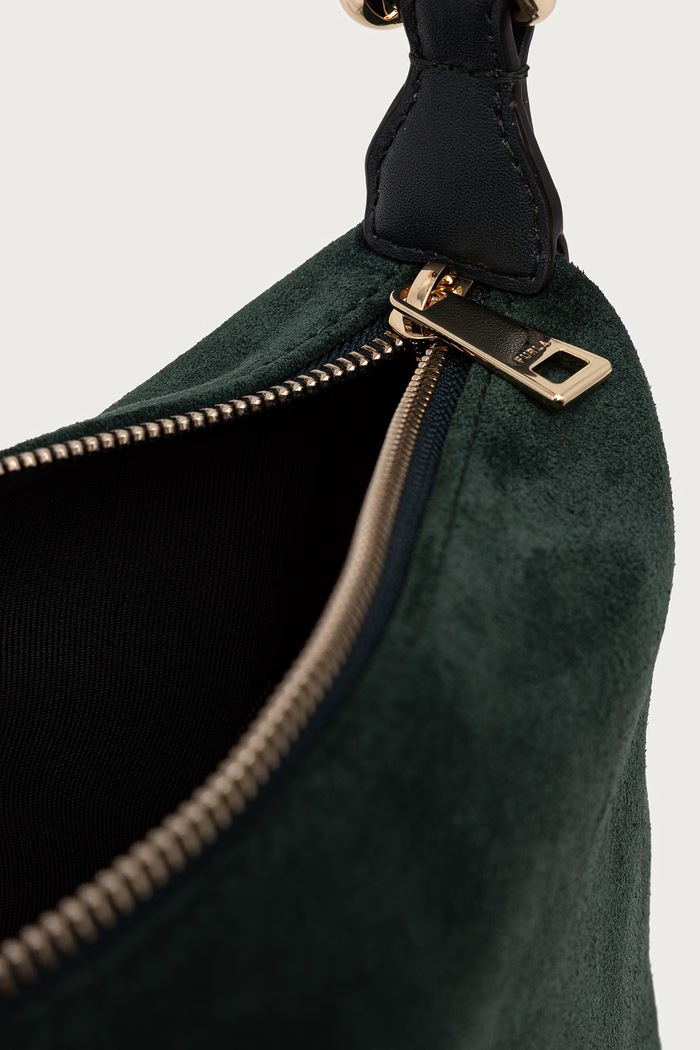 Torebka crossbody damska skórzana Tonie Mini Hobo Furla zielony WE00877.U10000.5137S