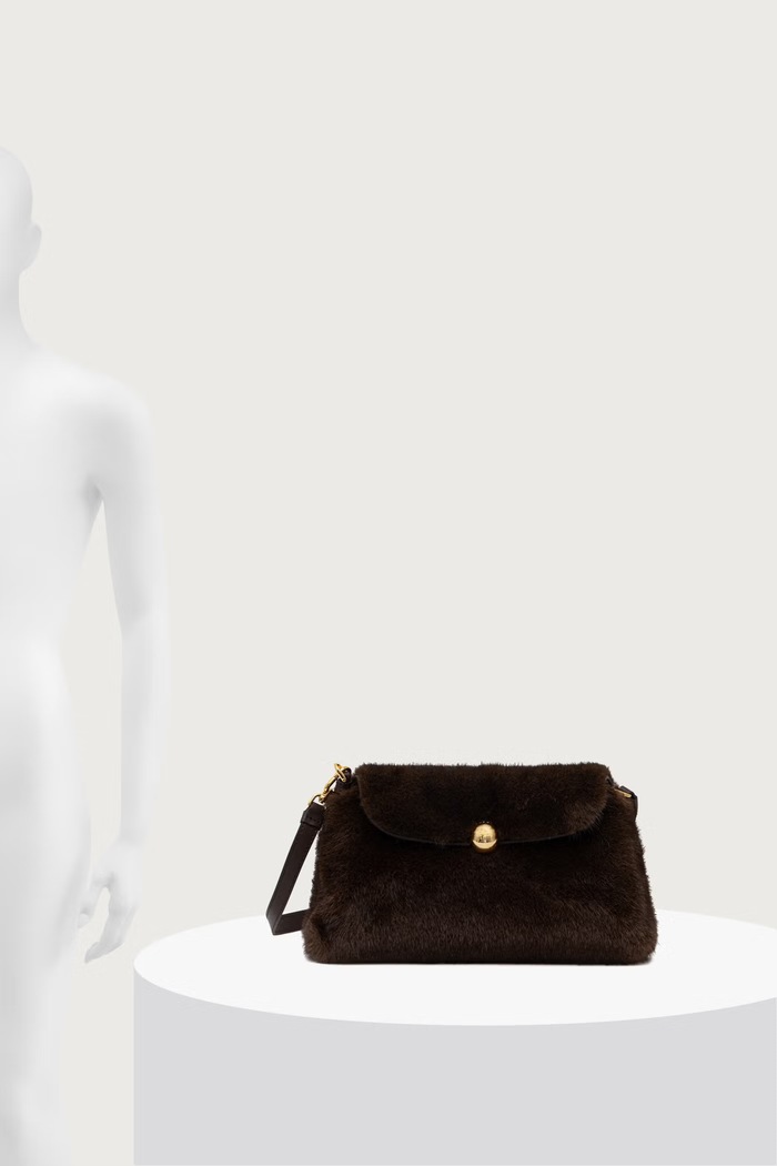 Torebka crossbody damska Sfera Soft Mini Furla brązowy WE00881.BX4756.2460S