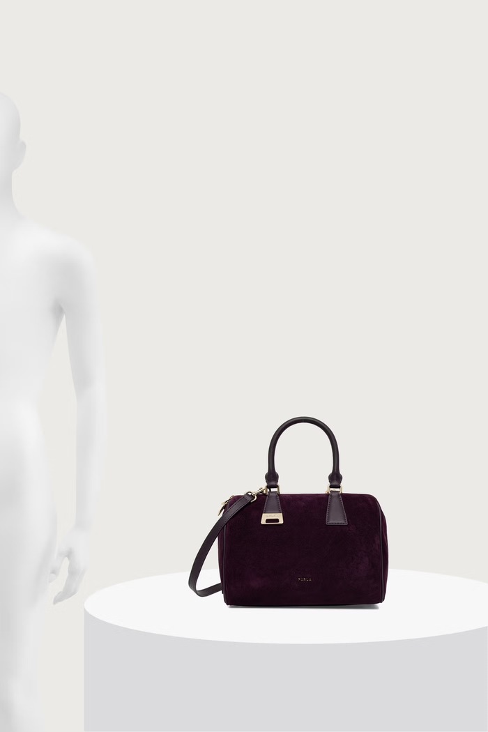 Furla Torebka crossbody damska zamszowa Olivia M Boston Bag WB02148.BX4018.5142S