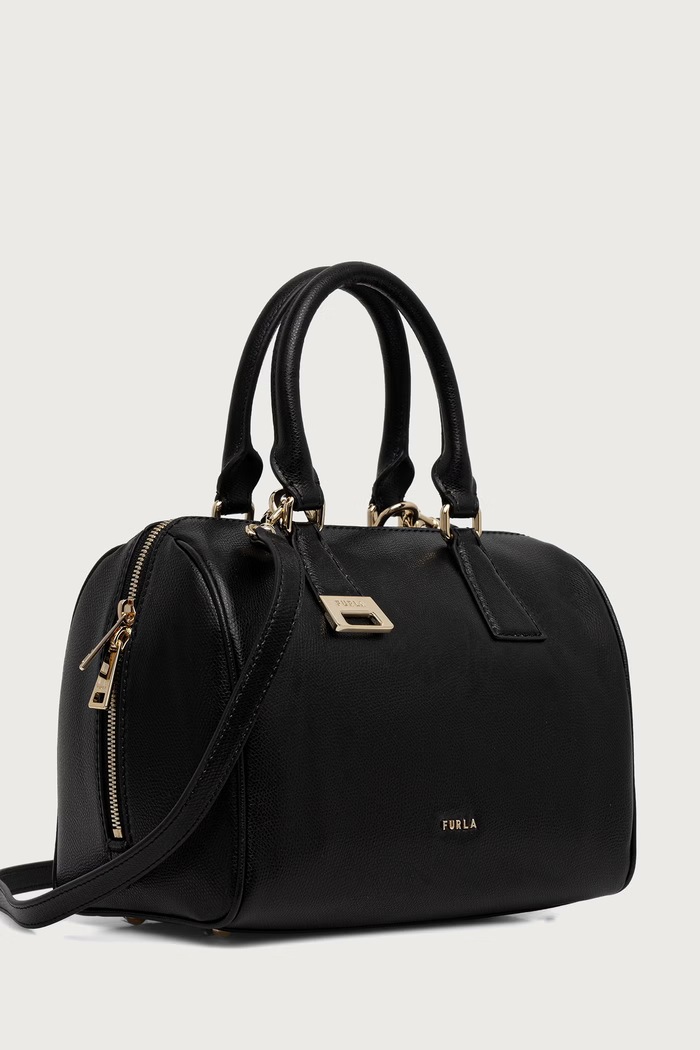 Furla Torebka crossbody damska skórzana Olivia M Boston Bag WB02148.A.0023.O6000 czarny AW26