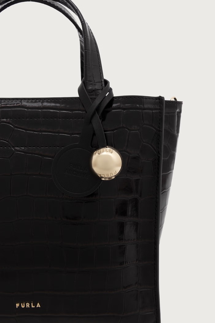 Torebka shopper damska skórzana Divide It S Tote Furla WB02123.BX4255.O6000 czarny