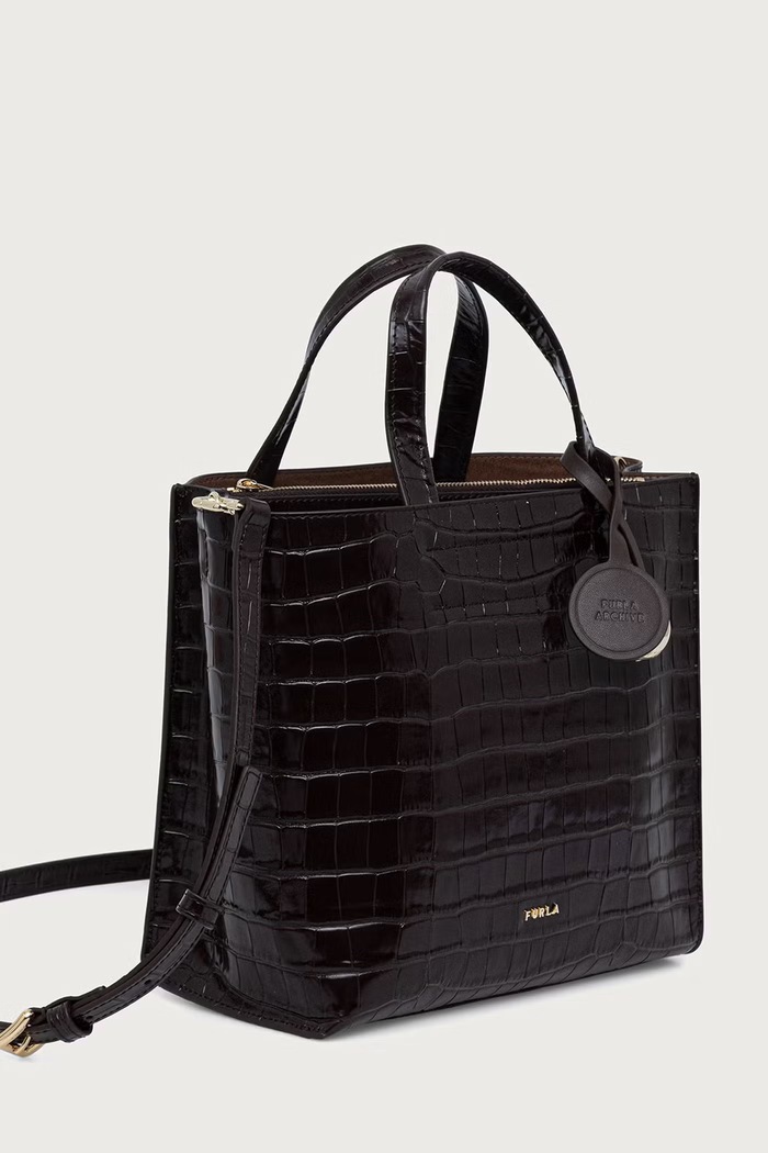 Furla Torebka crossbody damska skórzana Divide It S Tote WB02123.BX4255.2460S brązowy AW26