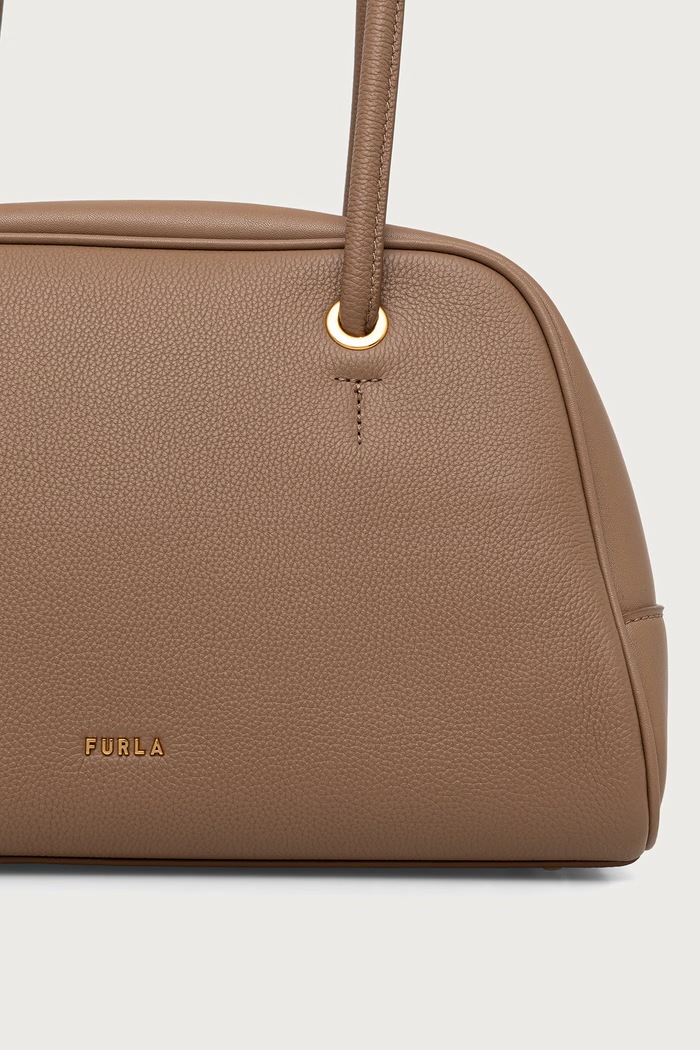 Akcesoria Furla Torebka damska skórzana Poppy M Dome WB02109.BX4573.4489S brązowy