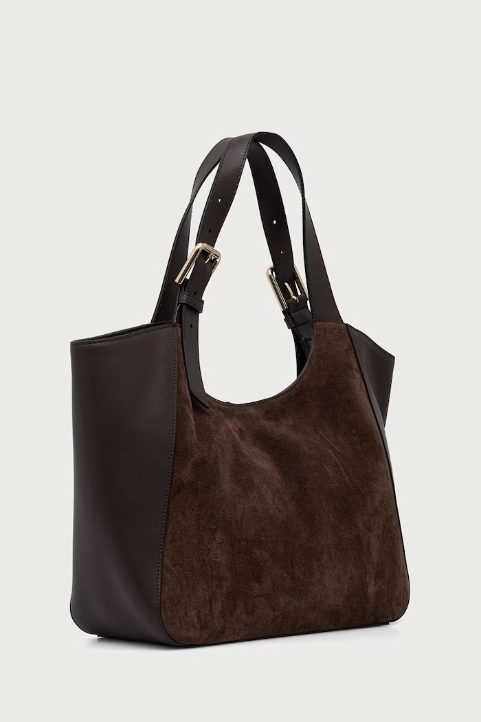 Furla Torebka damska skórzana Dora M Tote WB02012.BX4018.3244S brązowy AW26