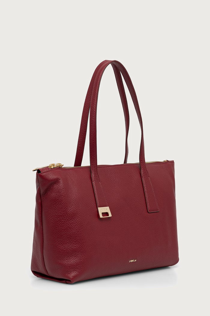 Furla Torebka shopper damska skórzana Olivia M Tote WB01977.HSF000.CGQ00 czerwony AW26