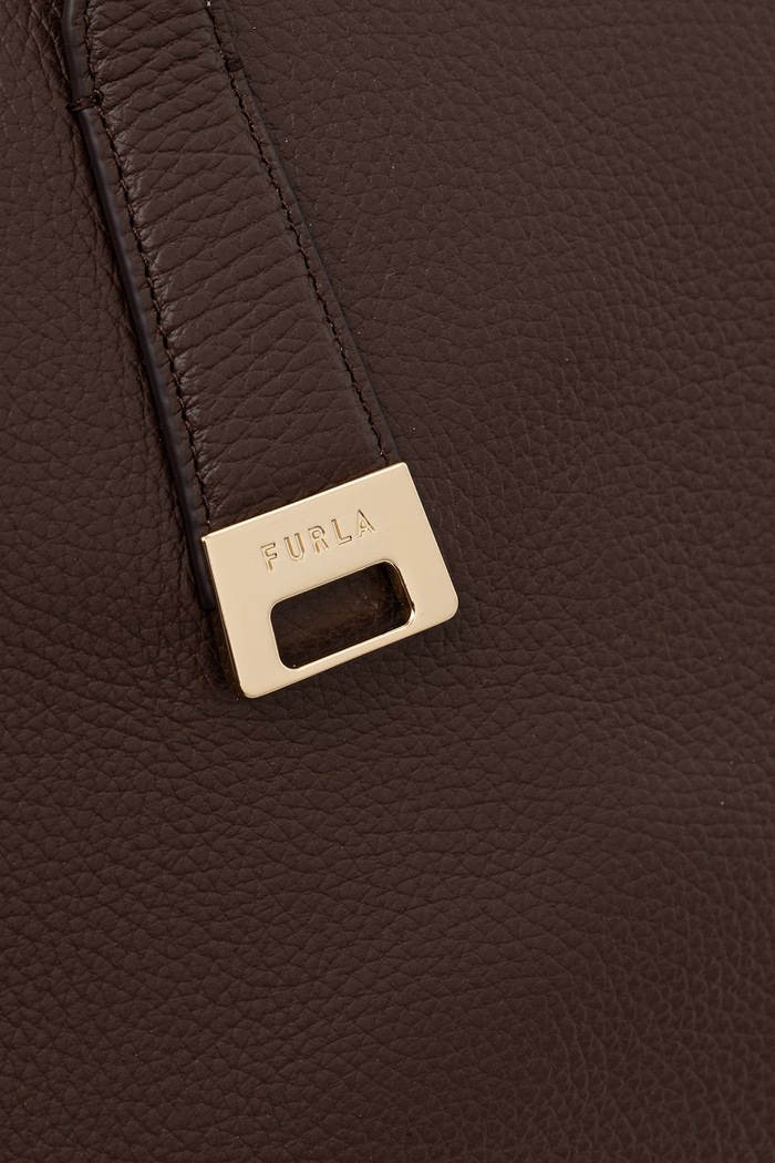 Torebka shopper damska skórzana Olivia M Tote Furla WB01977.HSF000.4284S brązowy