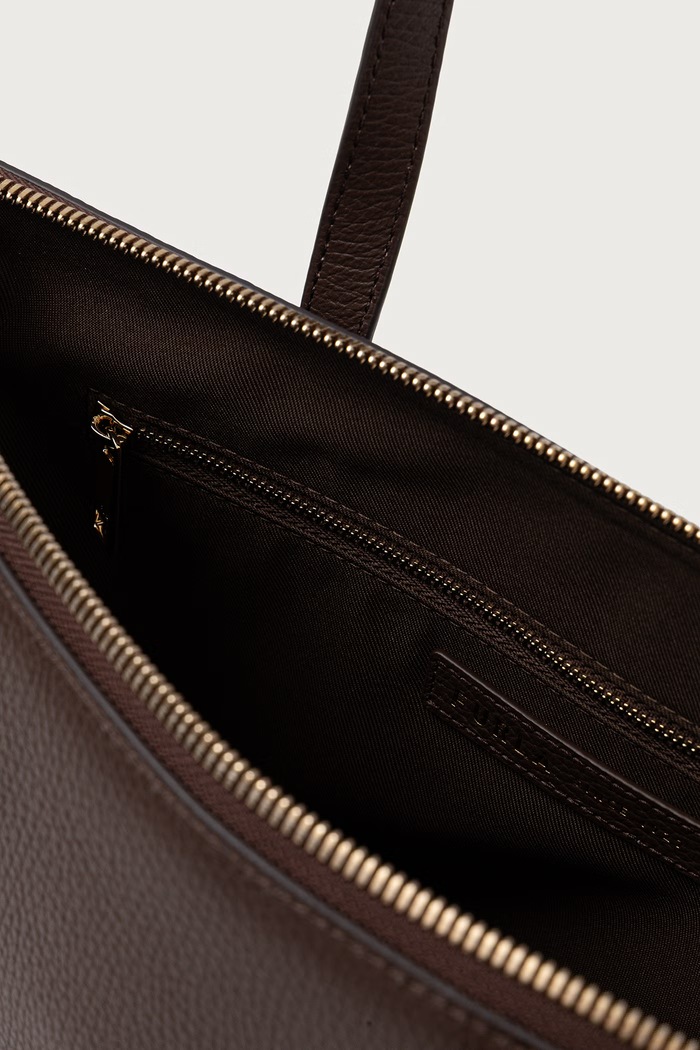 Torebka shopper damska skórzana Olivia M Tote Furla brązowy WB01977.HSF000.4284S
