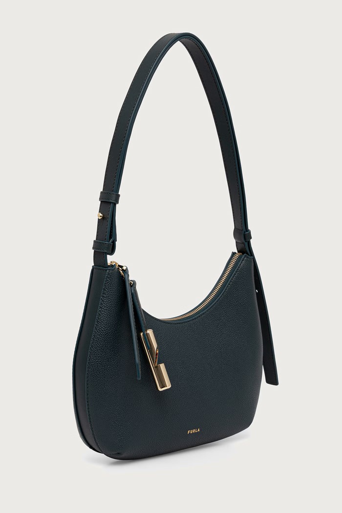 Furla torebka damska skórzana Goccia S Shoulder Bag WB01500.BX3353.4907S zielony AW26