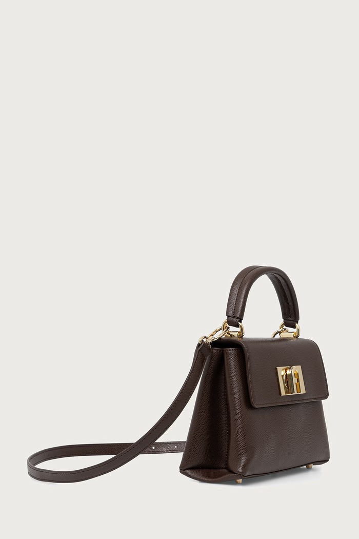Furla torebka crossbody damska skórzana 1927 Mini Top Handle WB00109.ARE000.4284S brązowy AW26