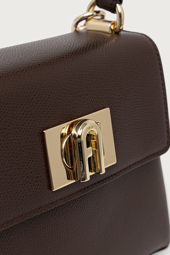 Furla torebka crossbody damska skórzana 1927 Mini Top Handle brązowy WB00109.ARE000.4284S