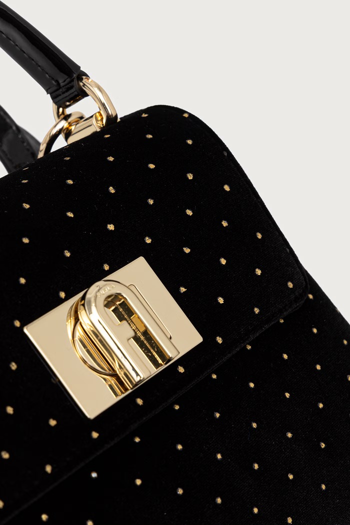 Torebka kuferek damska 1927 Mini Top Handle Furla WB00109.BX4769.TON00 czarny