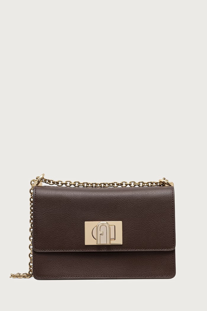 Furla Torebka crossbody damska skórzana 1927 Mini Crossbody 20 brązowy BAFKACO.ARE000.4284S